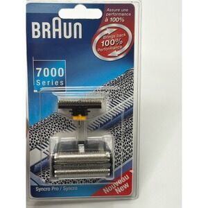 Braun 7000 Series Shaver Foil and Cutter Block Syncro Pro Syncro 70S 5491710 NEW